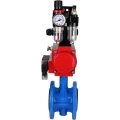 Затвор дисковый поворотный DN.ru WBV1313E-2W-F-H Ду100 Ру16 фланцевый, корпус - чугун GGG40, диск - чугун GGG40, EPDM, с пневмоприводом DN.ru PA-DA-105, пневмораспределителем DN.ru 4М310-08 24В NAMUR, БКВ DN.ru APL-210N и БПВ DN.ru AFC2000