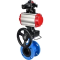 Затвор дисковый поворотный DN.ru WBV1313E-2W-F-H Ду50 Ру16 фланцевый, корпус - чугун GGG40, диск - чугун GGG40, уплотнение - EPDM, с пневмоприводом DN.ru PA-DA-105, БКВ DN.ru APL-210N и ручным дублером DN.ru MON1-250-T26-ISO
