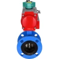 Затвор дисковый поворотный DN.ru WBV1331E-2W-F-H Ду65 Ру16 корпус - чугун GGG40, диск - нержавеющая сталь 304, уплотнение - EPDM, с пневмоприводом PA-DA-105 и магнитным переключателем ALS200D