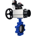 Затвор дисковый поворотный DN.ru WBV1631N-2W-Fb-H Ду125 Ру16 LUG корпус - чугун QT450, диск - нержавеющая сталь 304, уплотнение - NBR, с пневмоприводом PA-DA-105-1, пневмораспределителем 4М310-08 220В NAMUR, БКВ APL-210N и БПВ AFC2000