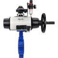 Затвор дисковый поворотный DN.ru WBV1631N-2W-Fb-H Ду125 Ру16 LUG корпус - чугун QT450, диск - нержавеющая сталь 304, уплотнение - NBR, с пневмоприводом PA-DA-105-1, пневмораспределителем 4М310-08 24В NAMUR, БКВ APL-210N и БПВ AFC2000