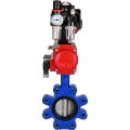 Затвор дисковый поворотный DN.ru WBV1631N-2W-Fb-H Ду150 Ру16 LUG корпус - чугун QT450, диск - нержавеющая сталь 304, уплотнение - NBR, с пневмоприводом DN.ru PA-DA-105, пневмораспределителем 4М310-08 24В NAMUR, БКВ APL-510N EX и БПВ AFC2000