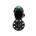 Затвор дисковый поворотный DN.ru WBV4242E-2W-Fb-ISO Дн50 Ру10 межфланцевый, корпус - НПВХ, диск - НПВХ, уплотнение - EPDM, с пневмоприводом PA-DA-105-1, пневмораспределителем 4M310-08 DC24V и магнитным переключателем ALS200D