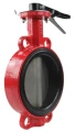 Затвор поворотный ABRA BUV-VF866D032H Ду32 Ру10/16 EPDM с рукояткой