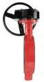 Затворы поворотные дисковые ABRA BUV-VF866D Ду32-600 с нержавеющим диском с редуктором