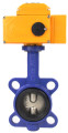 Затвор дисковый поворотный Genebre 2103 Ду50-300 Ру16 с электроприводом DN.RU 220В и датчиком обратной связи и входным управляющим сигналом 0-10 В
