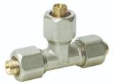 Тройник APE 731L Ду20x16x16 Ру10 цанговый