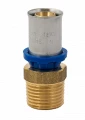 Переходник APE APL10 Дн26х1″ Ру16, пресс / наружная резьба, латунный, для металлопластиковых труб