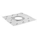 Фланец для трапов HL HL8300.M Дн148 с резиновым уплотнительным кольцом, с полотном типа Montaplast B 500х500 мм
