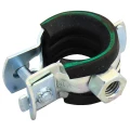 Хомут трубный MUPRO Optimal Junior 1 1/2″ Дн48-51 сталь оцинкованная с резиновой прокладкой, присоединительный размер М8