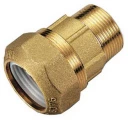 Муфта TIEMME 3460cr Ду20 x 1/2″ Ру30 для металлопластиковых труб компрессионная, корпус - латунь CW617N, уплотнение - NBR, соединение - резьба/обжим