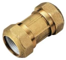 Муфта TIEMME 3461cr Ду20х20 Ру30 для металлопластиковых труб компрессионная, корпус - латунь CW617N, уплотнение - NBR, соединение - обжим