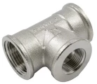 Тройник TIEMME 1570N 1″x1/2″x1″ Ду43x29,5x43 Pу30 внутренняя резьба корпус - латунь никелированная для стальных труб