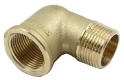 Угольник TIEMME 1561 3/4″ Ду34x20,5 Pу30 наружная / внутренняя резьба корпус -  латунь для стальных труб