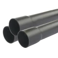 Труба AQUAVIVA Дн20х1.5 Ру16, серая, напорная раструбная, SDR13.6, соединение - клеевое, материал - НПВХ, длина - 3м