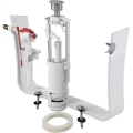 Арматура для бачка смывного Alca Plast SA2000K 3/8″ с 1 кнопкой хром, впускной механизм A16 1/2, боковая подводка, металлическая резьба Арматура для бачка смывного Alca Plast SA2000K 3/8″ с 1 кнопкой хром, впускной механизм A16 1/2, боковая подводка, металлическая резьба