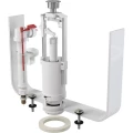 Арматура для бачка смывного Alca Plast SA2000SK 3/8″ с 1 кнопкой хром, впускной механизм A18 1/2, нижняя подводка