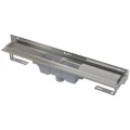 Лоток душевой Alca Plast APZ1004S Дн50 550х60 мм с гидрозатвором, без решетки, вертикальный выпуск