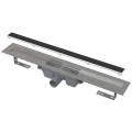 Лоток душевой Alca Plast APZ15S Дн50 650х56 мм с гидрозатвором, с решеткой под кладку плитки, горизонтальный выпуск