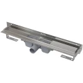 Лоток душевой Alca Plast APZ4S Дн50 550х60 мм с гидрозатвором, без решетки, горизонтальный выпуск