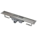 Лоток душевой Alca Plast APZ6S Дн50 300х60 мм с гидрозатвором, без решетки, горизонтальный выпуск