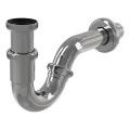 Сифон для биде Alca Plast 1 1/4″x32 A45G трубный, с прямой трубкой, без выпуска, материал - хромированная латунь