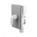 Сифон Alca Plast APS3P 23/20х40/50 для стиральной машины, исполнение - скрытый монтаж, панель - нержавеющая сталь Сифон Alca Plast APS3P 23/20х40/50 для стиральной машины, исполнение - скрытый монтаж, панель - нержавеющая сталь