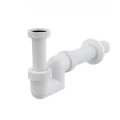 Сифон для умывальника/биде Alca Plast A45F-DN40 1 1/4″x40 трубный, с прямой трубкой диаметром 40 мм, без выпуска