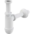 Сифон для умывальника Alca Plast A430 1 1/4″x32 бутылочный, без выпуска, с прямой трубкой диаметром 32 мм