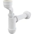 Сифон для писсуара бутылочный Alca Plast A45A 1 1/4″x40 литой выпуск, с переходной трубкой 40°