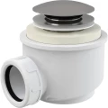 Сифон для поддона Alca Plast A465-50 1 1/2″x50/40 высота - 72 мм с клапаном клик-клак Сифон для поддона Alca Plast A465-50 1 1/2″x50/40 высота - 72 мм с клапаном клик-клак