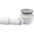 Сифон для поддона Alca Plast A471CR-60 1 1/2″x40 высота - 58 мм с переходной трубкой 45° 40/50