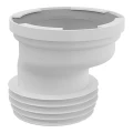 Труба фановая Alca Plast Ду110, смещение оси - 20 мм, длина - 125 мм, для унитаза, материал - полипропилен, для чугунных труб