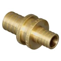 Муфта ALTSTREAM Дн16x20 Ру10 переходная, аксиальная, материал корпуса - лутунь, для труб РЕ-Х и PE-RT