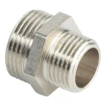 Ниппель ALTSTREAM 1/2″х1/4″ Ду15х6 Ру40 переходной, корпус – никелированная латунь, наружная резьба