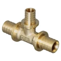 Тройник Altstream Дн20x16x16 Ру10 аксиальный, переходной, материал корпуса - латунь, для труб  РЕ-Х и PE-RT