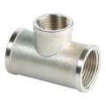 Тройник ALTSTREAM 1/2″ Ду15 Ру40, корпус – никелированная латунь, внутренняя резьба