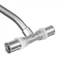 Трубка Altstream Дн16X250X20 Ру10, исполнение - Т-образное, для подключения труб к радиатору, корпус - никелированная латунь, тип присоединения - пресс