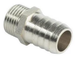 Штуцер ALTSTREAM 1/2″ Дн10 Ру40, корпус - никелированная латунь, присоединение - наружная резьба