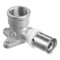Угольник Altstream Дн20х1/2″ Ру10 переходной ВР, с креплением, материал корпуса - никелированная латунь, тип присоединения - пресс/внутренняя резьба