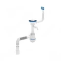 Сифон для кухонной мойки бутылочный АНИ Пласт A1045SA15 3 1/2″х40 с гофрой 40Х40/50, с отводом (штуцером), с нержавеющей решеткой
