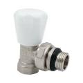 Клапан регулирующий AQUALINK 1/2″ Ду15 Ру10 угловой, корпус - латунь никелированная CW617N, присоединение - внутренняя / наружная резьба, уплотнение - ЕРDМ