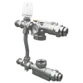 Насосно-смесительный узел AQUALINK для систем теплый пол и радиаторного отопления с байпасом, тепловая мощность 20 кВт