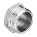 Заглушка латунная AQUALINK 1/2″ Ду15 Ру35 наружная резьба никелированная