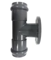 Тройник AQUAVIVA AQVF Ду110x100 Ру10 90° с фланцем, корпус - НПВХ