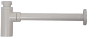 Сифон для умывальника ARROWHEAD 1 1/4″, регулятор высоты 120 мм, отвод 300 мм, корпус - латунь, цвет - White Сифон для умывальника ARROWHEAD 1 1/4″, регулятор высоты 120 мм, отвод 300 мм, корпус - латунь, цвет - White