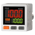 Датчик давления Autonics PSQ-C1C-RC1/8 тип давления-смешанное, диапазон измерения 100-1000кПа, NPN/PNP-выход с открытым коллектором, тип штуцерат Rc1/8, 12-24В