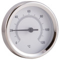 Термометр осевой Barberi 11D Ду51 для насосных групп, диапазон 0-120°C, с двойной шкалой