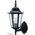 Светильник под лампу Camelion НБУ 60 Вт, садово-парковый, настенный, IP43, материал корпуса - алюминий, цвет - черный