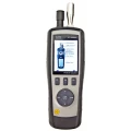 Пылемер CEM DT-9880M (счётчик пылевых частиц), диапазон содержания взвешенных твердых частиц - 0-2000мкг/м3, диапазон измеряемых температур от 0 до +50°C, диапазон измеряемой влажности - 0-100%